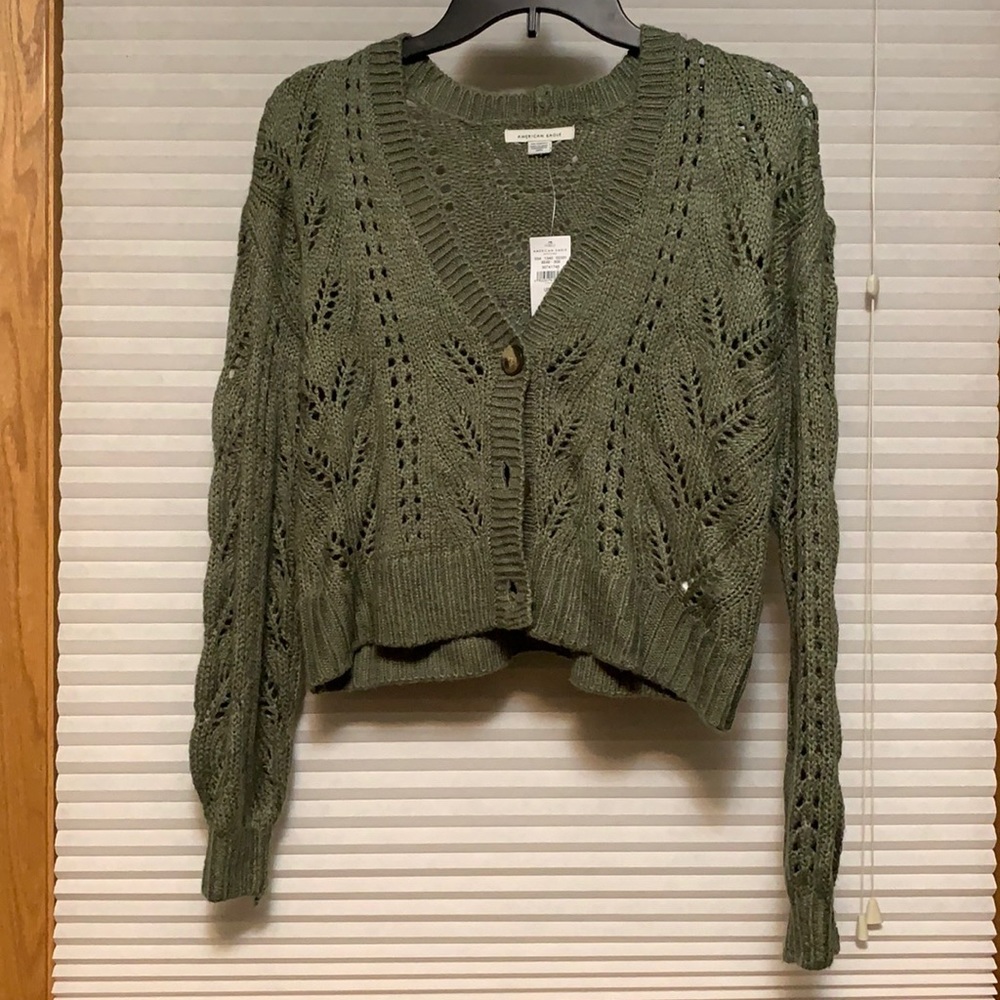Crop top cardigan